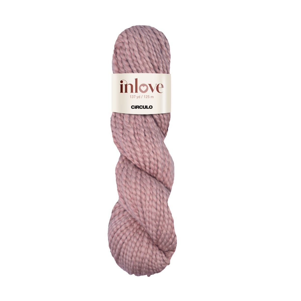 Circulo InLove Chunky Yarn - 100% Brazilian Cotton Baby Yarn for Crocheting & Knitting, 1 Hank (125m/100g) - Leo Hobby Marketplace