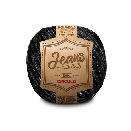 Circulo Jeans Yarn - 100% Brazilian Cotton, Denim Effect, 132m, 100g - Leo Hobby Marketplace