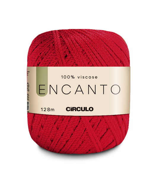 Circulo Encanto 100% Viscose 128m - 100g, Color 3528 - Carmine (306126-3528)