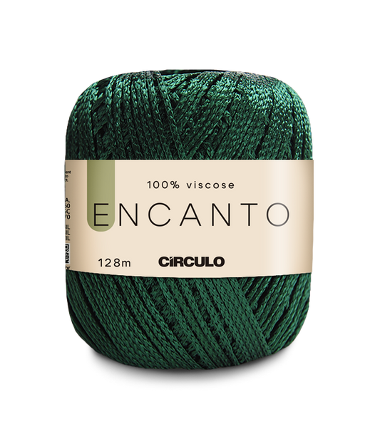 Circulo Encanto 100% Viscose 128m - 100g, Color 5398 - MOSS (306126-5398)