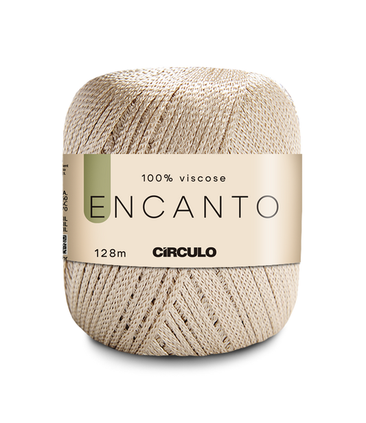 Circulo Encanto 100% Viscose 128m - 100g, Color 7650 - Almond (306126-7650)