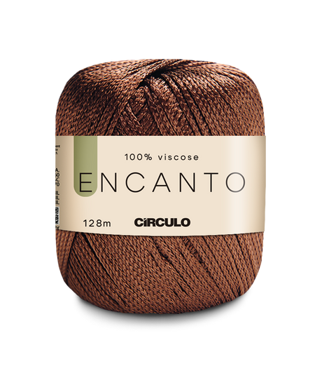 Circulo Encanto 100% Viscose Yarn for Crochet and Knitting, 128m/100g Luxurious Shine & Versatility