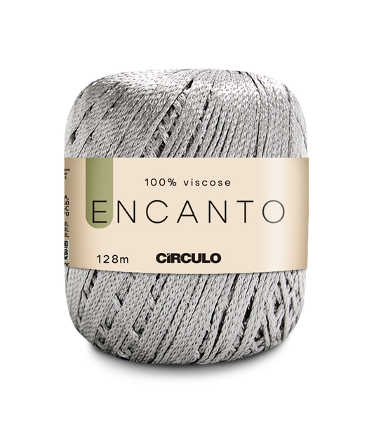 Circulo Encanto 100% Viscose 128m - 100g, Color 8473 - ALUMINUM (306126-8473)