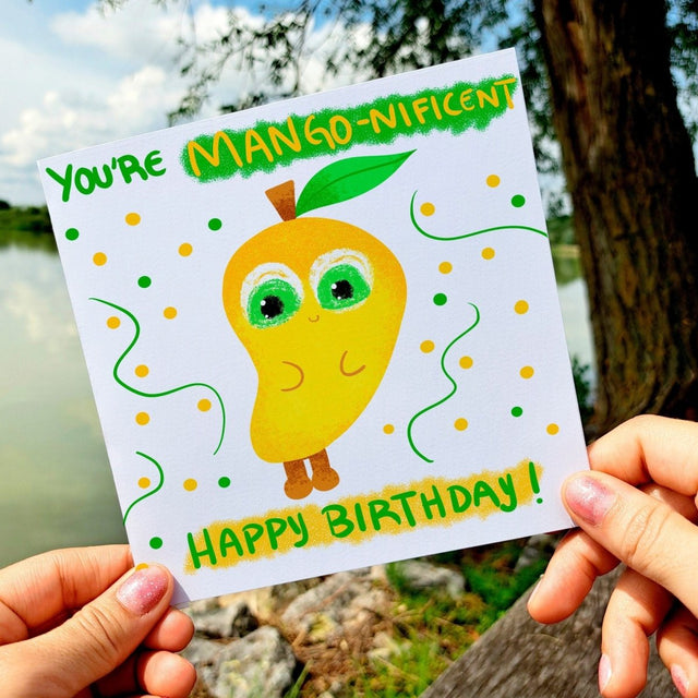 Greeting Card You are Mango, Happy Birthday Cards for Girlfriend Wife Husband Boyfriend Best Friend, Postcard Gift for Kids - Leo Hobby Marketplace