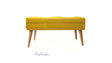 LOVARE Upholstered Bench with Clipboard by Rossi Furniture Stylish & Functional Seating - Leo Hobby Marketplace