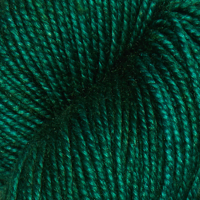 KnitPro | Symfonie Yarns | Luna 75% Merino & 25% Silk DK | Emerald Green SS3013 (Semisolid Color)