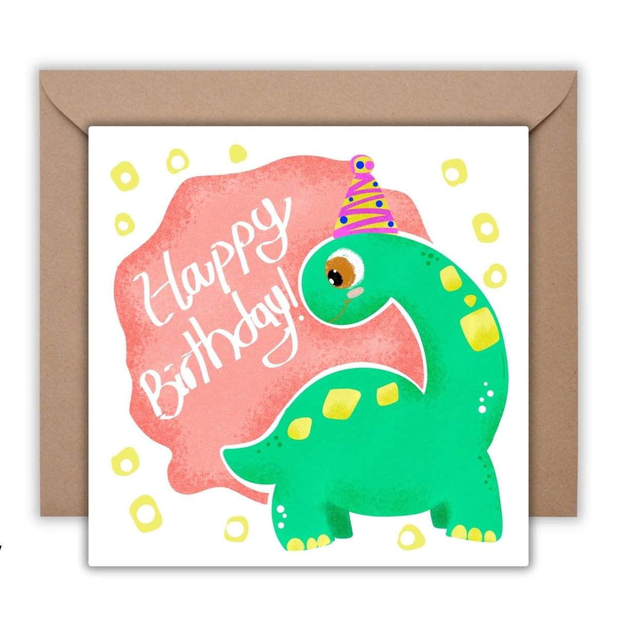 Personalized Boys Dinosaur Birthday Card, Handmade First Birthday Card,2nd ,3rd, 4th brother son, Grandson Nephew Babies, 1st Bday Card - Leo Hobby Marketplace