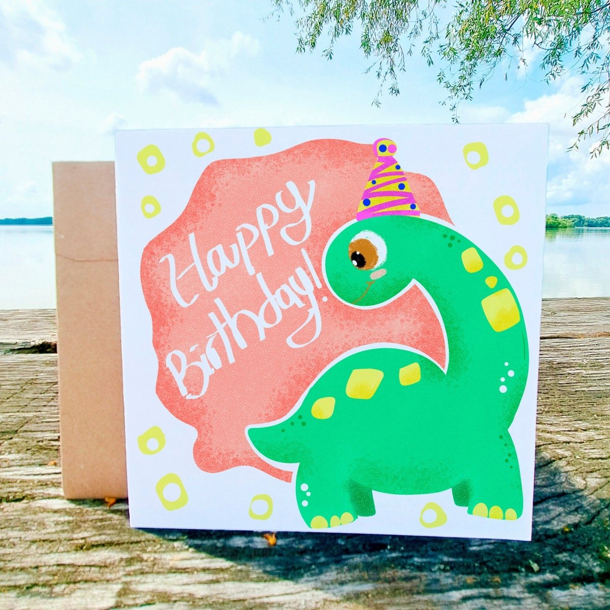 Personalized Boys Dinosaur Birthday Card, Handmade First Birthday Card,2nd ,3rd, 4th brother son, Grandson Nephew Babies, 1st Bday Card - Leo Hobby Marketplace