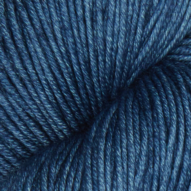 Symfonie Hand Dyed Yarns | VIVA 100% Superwash Merino | SS1016 Jodhpur Blue (Semisolid color)