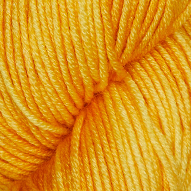 Symfonie Hand Dyed Yarns | VIVA 100% Superwash Merino | SS1040 Mango (Semisolid color)