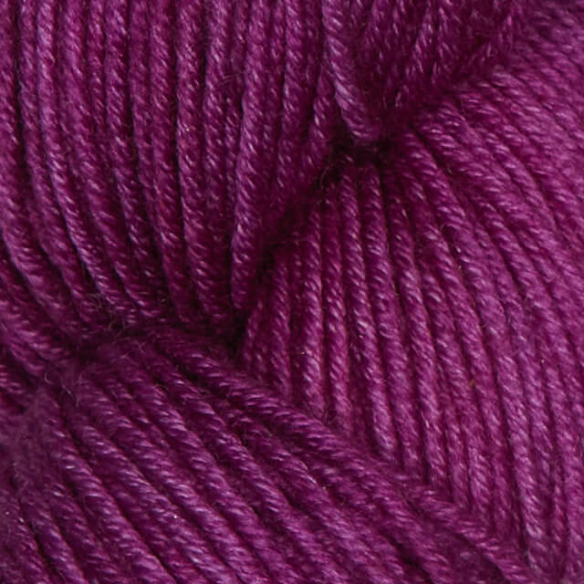 Symfonie Hand Dyed Yarns | VIVA 100% Superwash Merino | SS1026 Purple Fuchsia (Semisolid color)