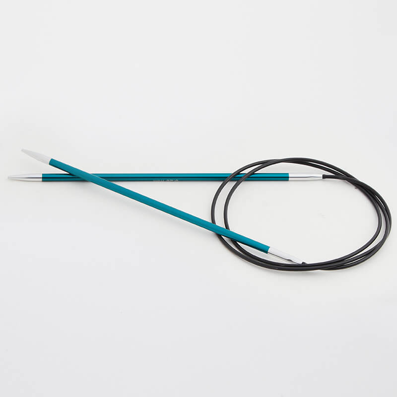 KnitPro Zing Fixed Circular Needles, Length 25 cm (thickness 2.00 - 5.00 mm)