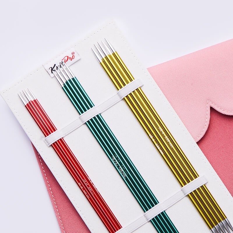 KnitPro Zing Aiguilles Droites Double Pointe Set 20 cm (47422) nouvel emballage