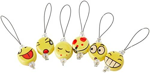 KnitPro NEW ZOONI Stitch Markers in Playful Beads "Smileys" (11251)