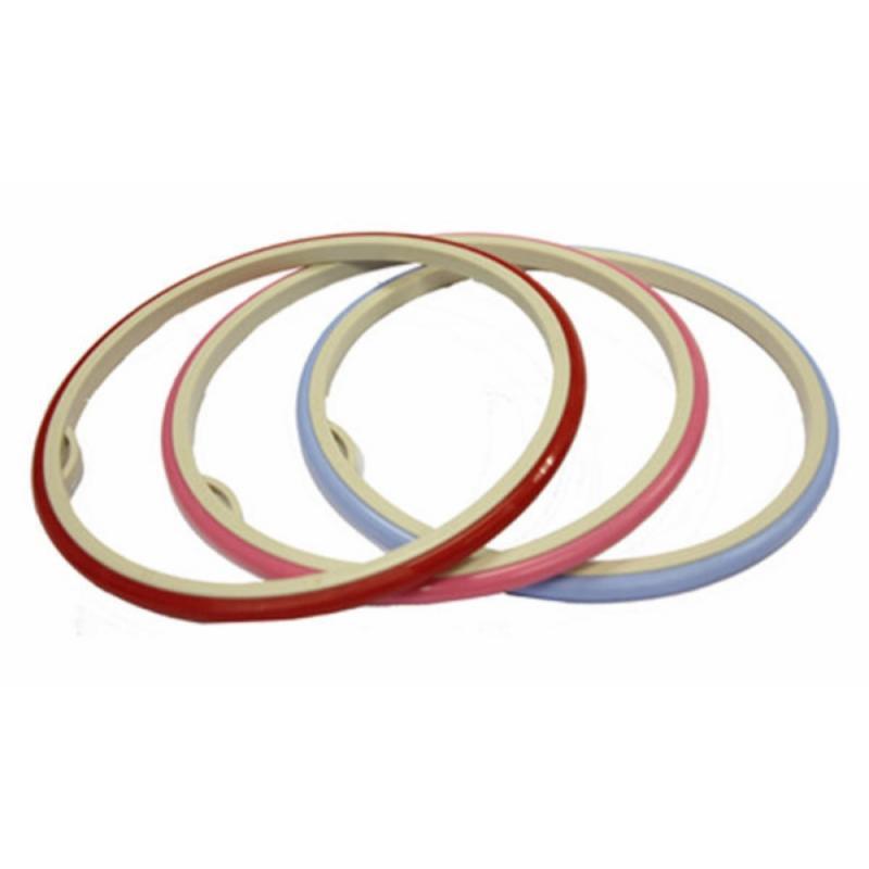170-8 Nurge Screwless Plastic Flexible Embroidery Hoop 9,5 mm x 200 mm ( 8”) with a Rubbery Outer Ring - Leo Hobby
