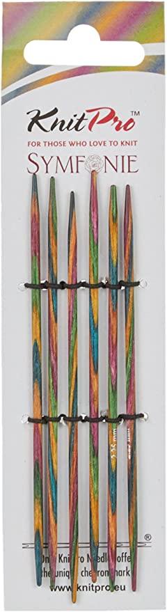 KnitPro Symfonie Wood Double Pointed Needles - Leo Hobby
