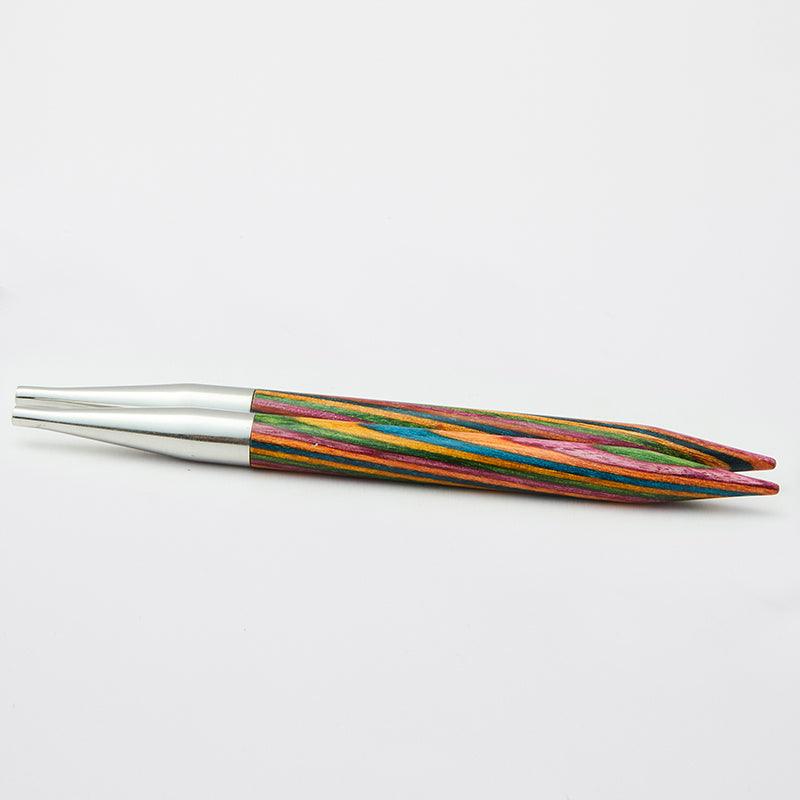KnitPro Symfonie Multicoloured Wood Interchangeable Circular Needles Normal and Special (Short) - Leo Hobby