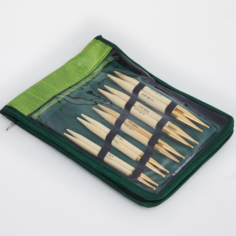KnitPro Bamboo Chunky Interchangeable Circular Needle Set (22543) - Leo Hobby