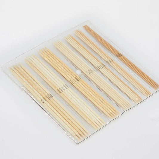 KnitPro Bamboo Double Pointed Needles Set 15cm (6'') (22544) - Leo Hobby