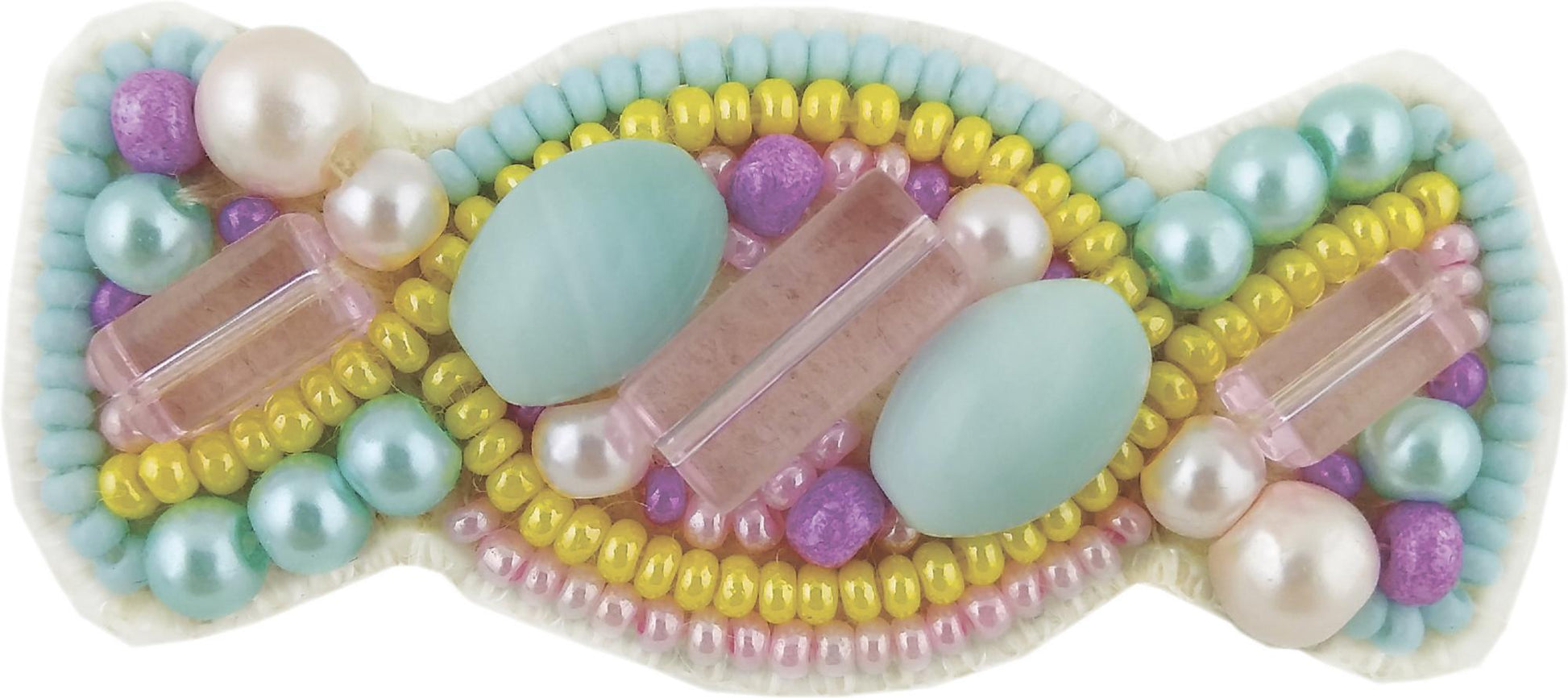 BP-250 Beadwork kit for creating broоch Crystal Art "Sweetie" - Leo Hobby