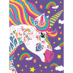 UNICORNIO, Kit de pintura por números, DIMENSIONES PINTURAS (73-91686)