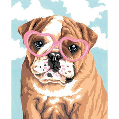 DOG LOVE, Kit de pintura por números, DIMENSIONES PINTURAS (73-91693)