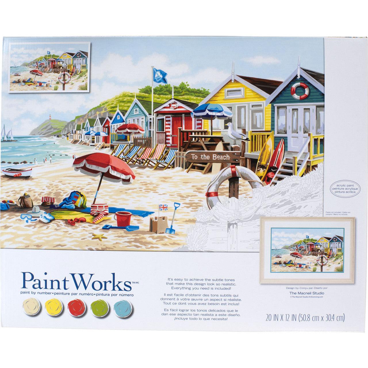 TO THE BEACH, Paint by Number Kit, DIMENSIONS PAINTWORKS (73-91794)