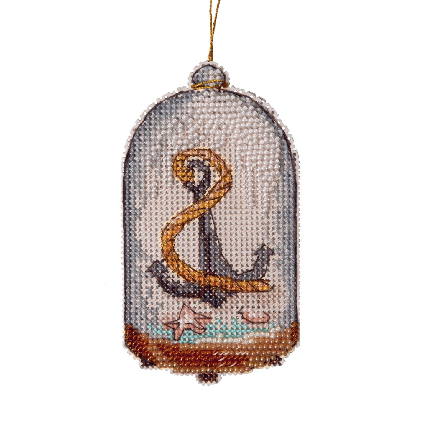 ANCHOR "In search of treasures series", Counted Cross Stitch Kit, 14 count plastic canvas, size 6,5 x 11 cm, CRYSTAL ART (T-88)