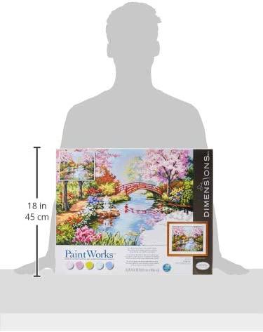 JAPANESE GARDEN, Paint by Number Kit, DIMENSIONS PAINTWORKS (91415)