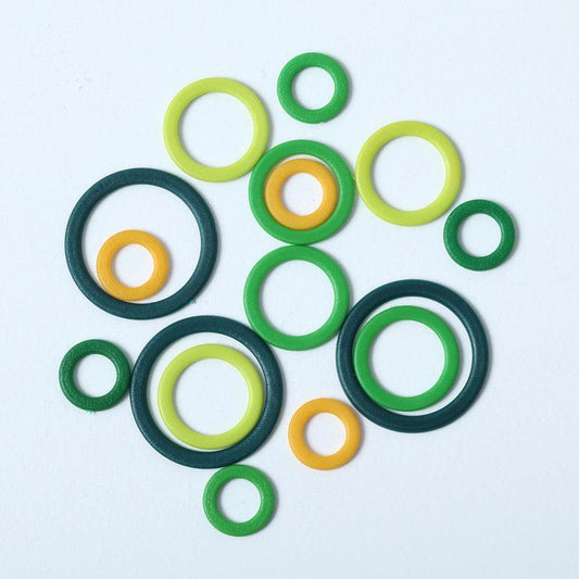 Marqueurs d'anneau/point KnitPro MIO, marqueurs d'anneau de point (paquet de 50) (plastiques) (10897)