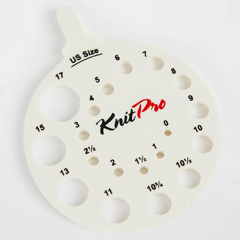 KnitPro Gauges-And-Needle-Size-Tags, Needle View Sizer Ivy (10991)