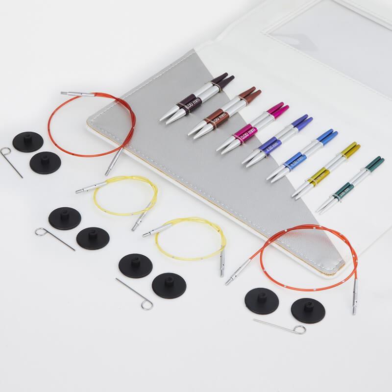 KnitPro Smartstix DELUXE Special Interchangeable Circular Needles Set (40 cm 16") (42161)