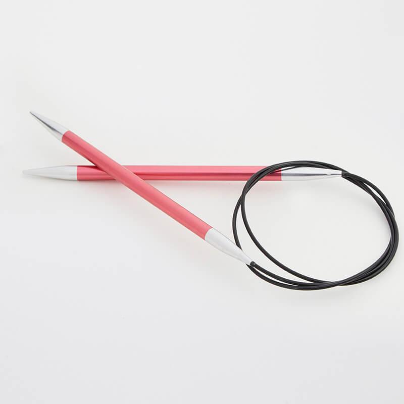 KnitPro Zing Fixed Circular Needles Length 40 cm | 16' - Leo Hobby